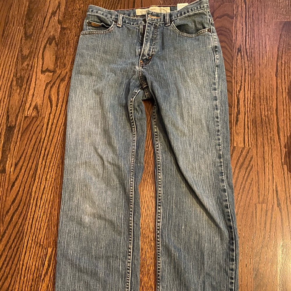 Blue baggy jeans